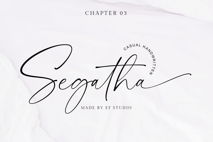 Segatha | Casual Handwritten Font Font Download