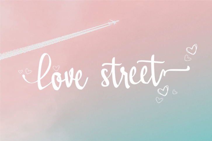 Lovestreet modern calligraphy font Font Download