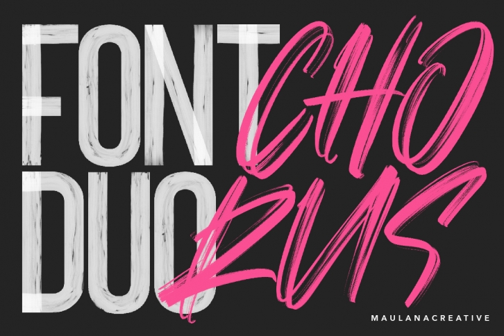 Chorus SVG Brush Font - Free Sans Font Download