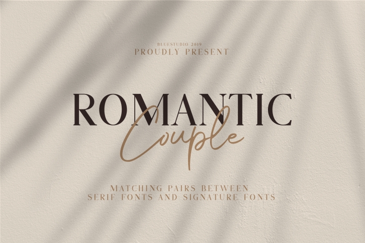 Romantic Couple  Font Duo Font Download