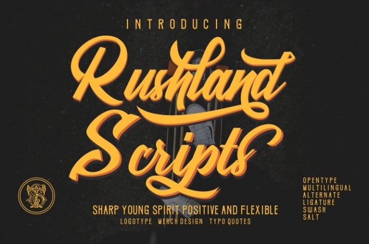 Rushland Scripts Calligraphy Brush style Font Download