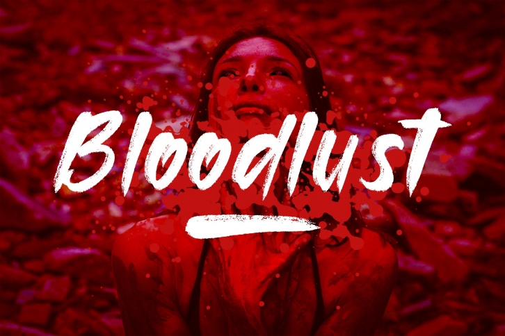 Bloodlust Brush Font Font Download