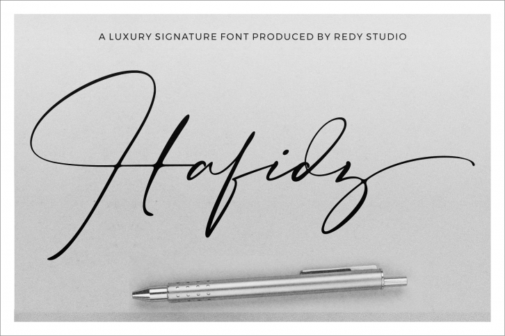 Hafidz | Luxury Signature Font Font Download