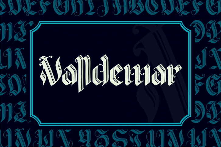 VALLDEMAR Blackletter Font Download