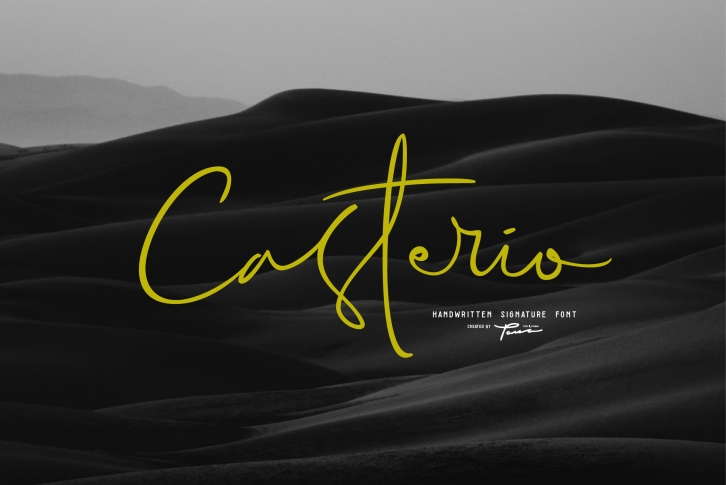 Casterio Signature Font Font Download