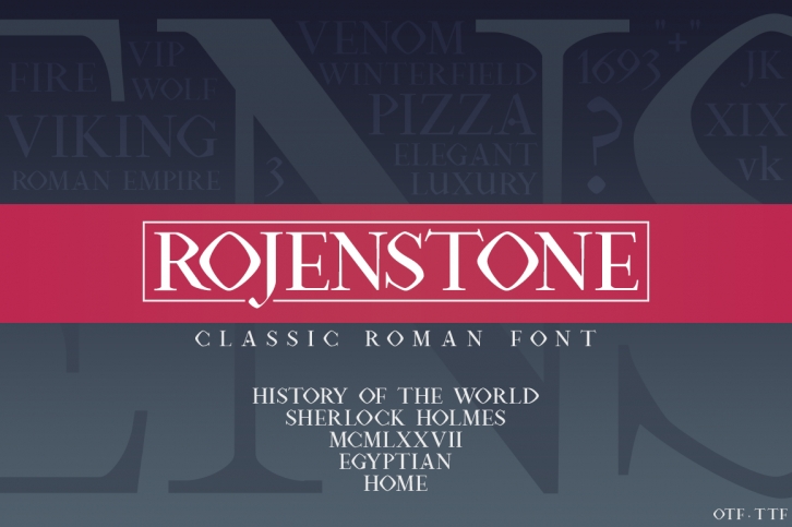 Rojenstone Font Font Download