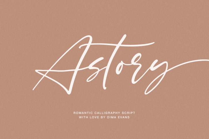 Astory  Romantic Script Font Download