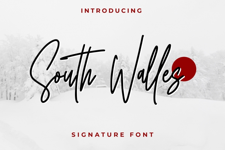 South Walles  Signature Font Font Download