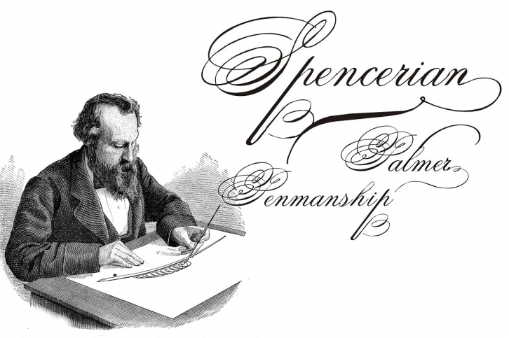 Spencerian Palmer Penmanship PRO Font Download