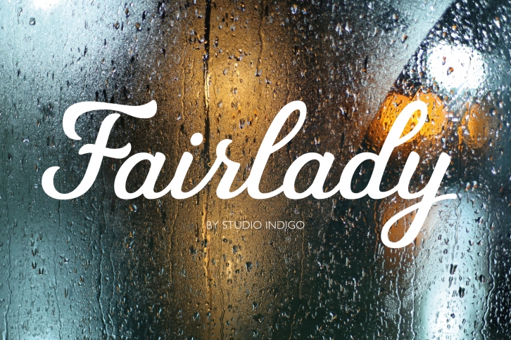 Fairlady a Chunky Script Font Font Download
