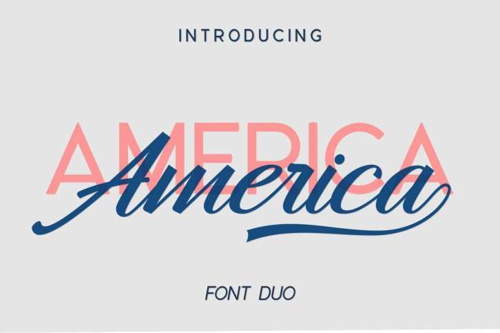 America Font Duo Font Download