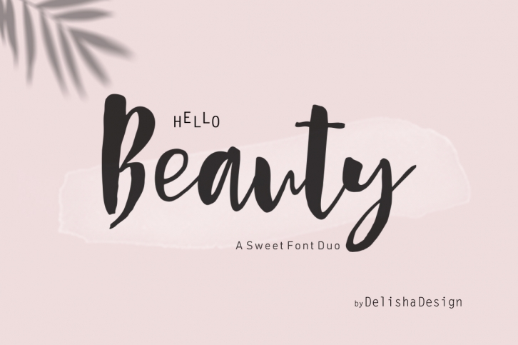 Hello Beauty Script Font Duo Font Download