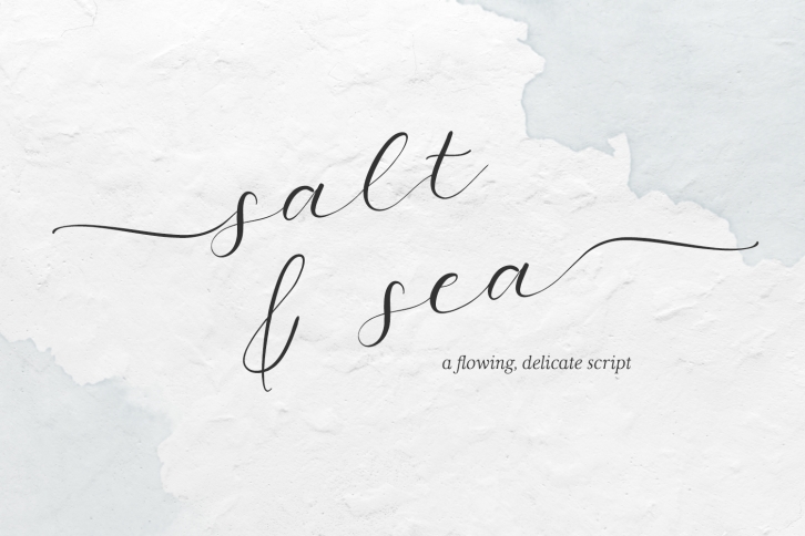 Salt and Sea Calligraphy Font Font Download