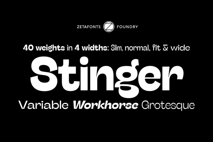 Stinger Font Download
