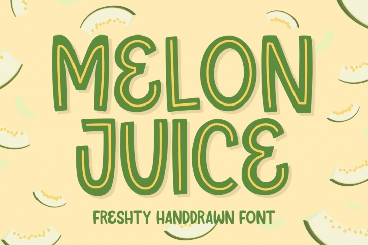 Melon Juice - Freshty Font Font Download