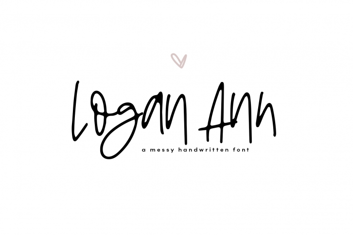 Logan Ann - A Handwritten Font Font Download
