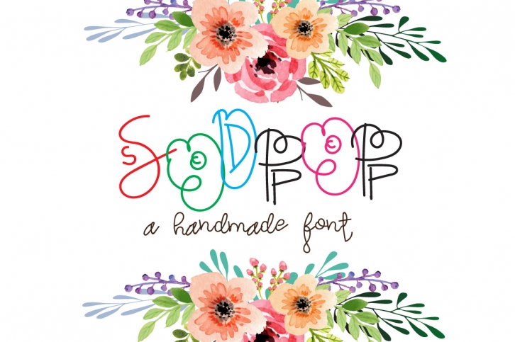 Sodpop - A decorative font Font Download