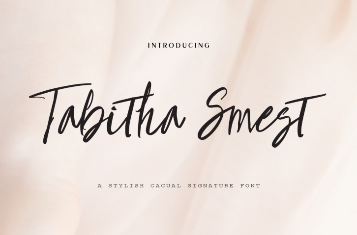 TabithaSmest Font Download