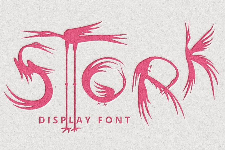 Stork font Font Download
