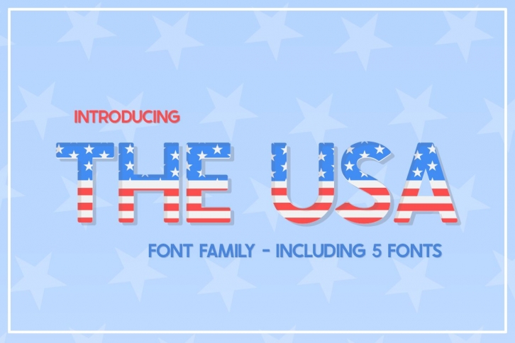 The USA Font Family Font Download