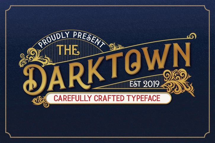 Darktown Vintage Font Font Download