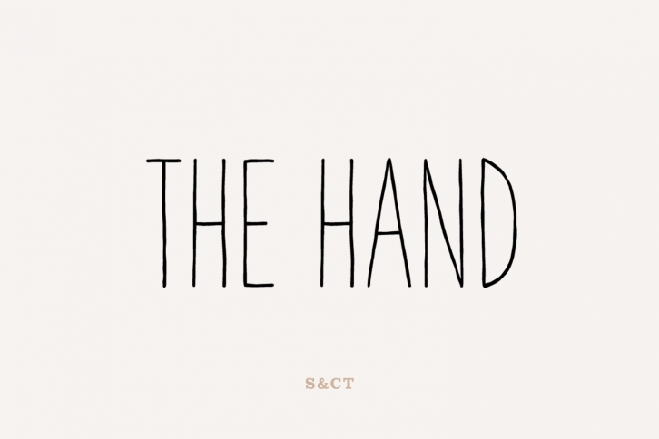 The Hand Family Font Download