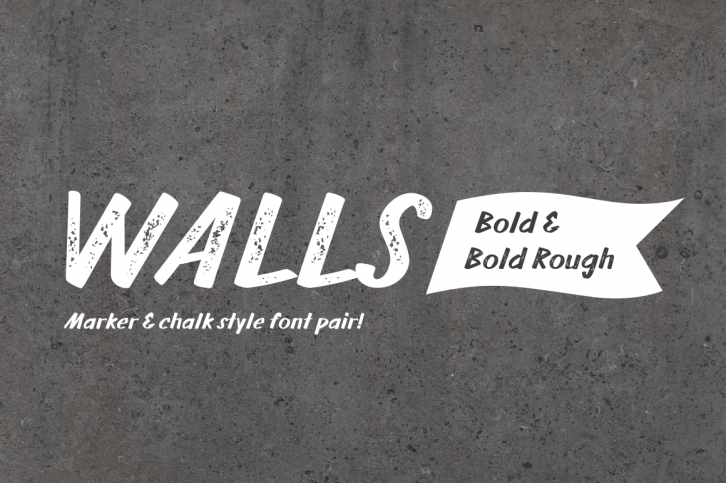 Walls Bold & Walls Rough Bold Font Download
