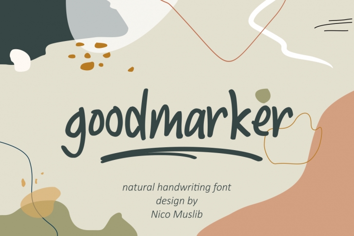 Goodmarker Handwritten Font Font Download