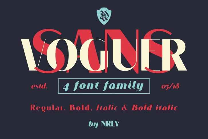 VOGUER Sans family Font Download