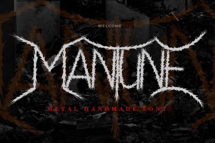 Mantune | Death Metal Font Font Download
