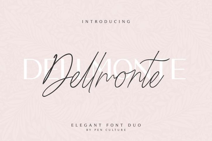 Dellmonte - Elegant Font Duo Font Download