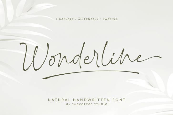 Wonderline  Handwritten Font Font Download