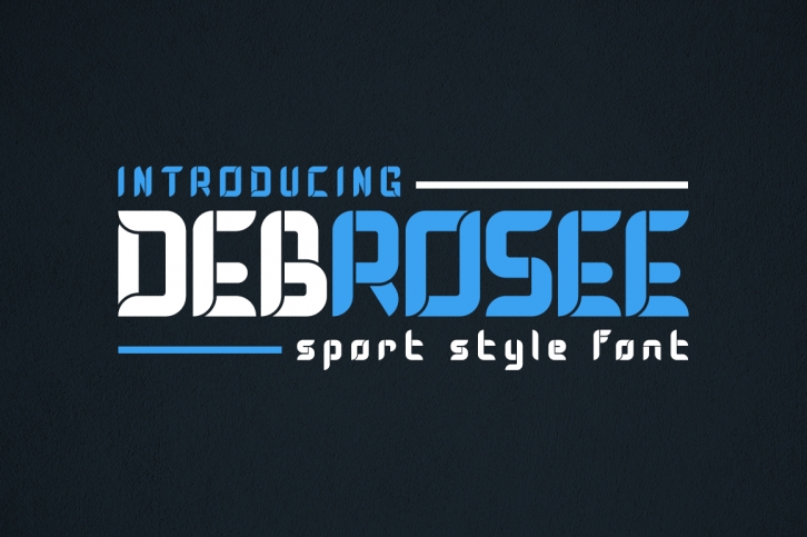 Debrosee Sport Style Font Download