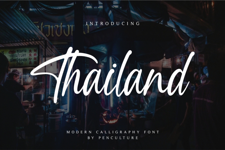 Thailand Script Font Font Download