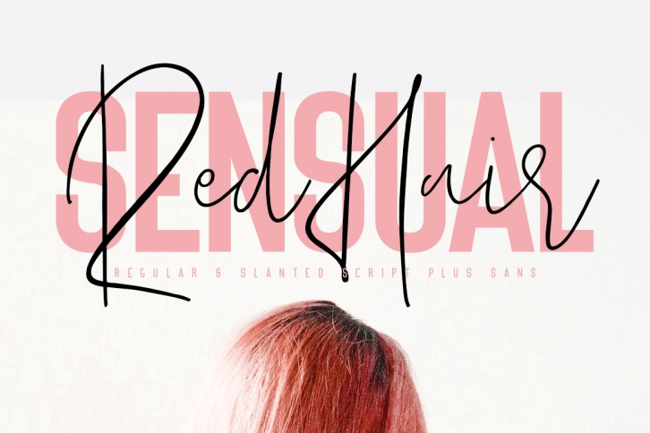 Red Hair Sensual - Free Sans Serif Font Download