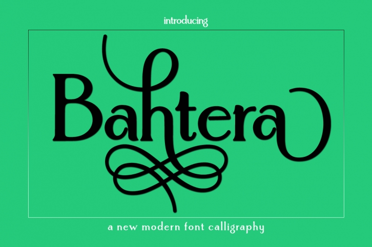 Bahtera | Monogram Font Download