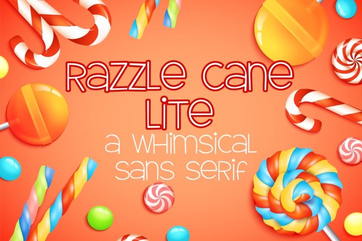 ZP Razzle Cane Lite Font Download