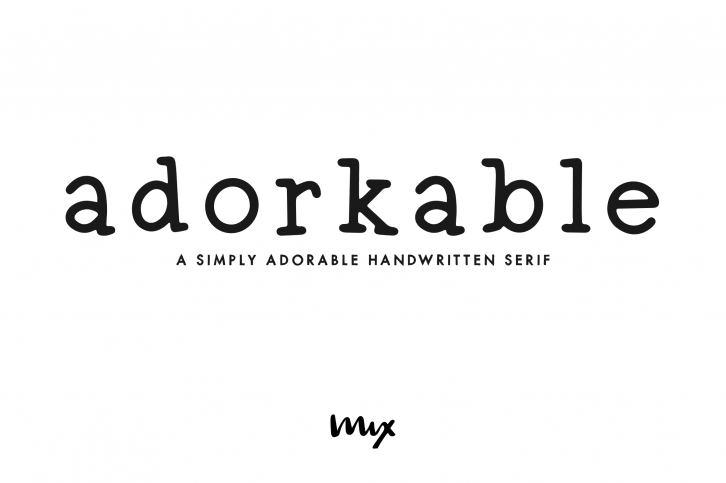 Adorkable - A Simply Adorkable Handwritten Font Font Download