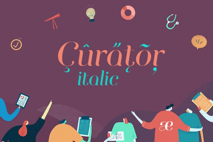 Curator Italic Font Download