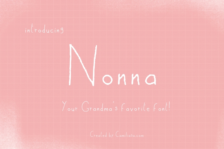 Nonna - Your Grandmas favorite handwritten script font ! Font Download