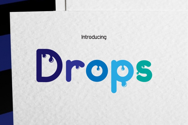 Drops Font Download