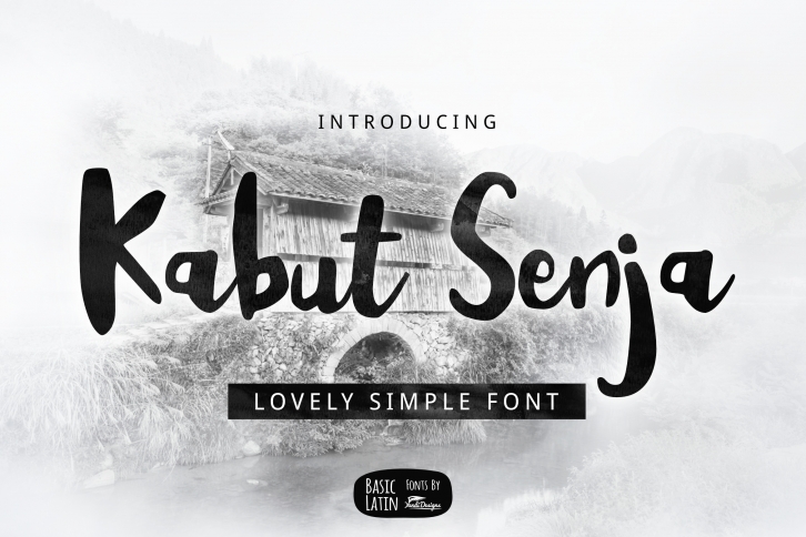 Kabut Senja Brush Font Font Download