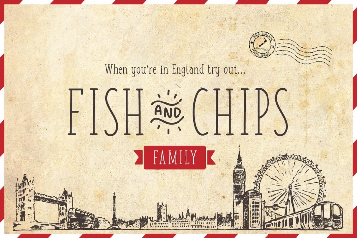 Fish and Chips - Full Family Font Download