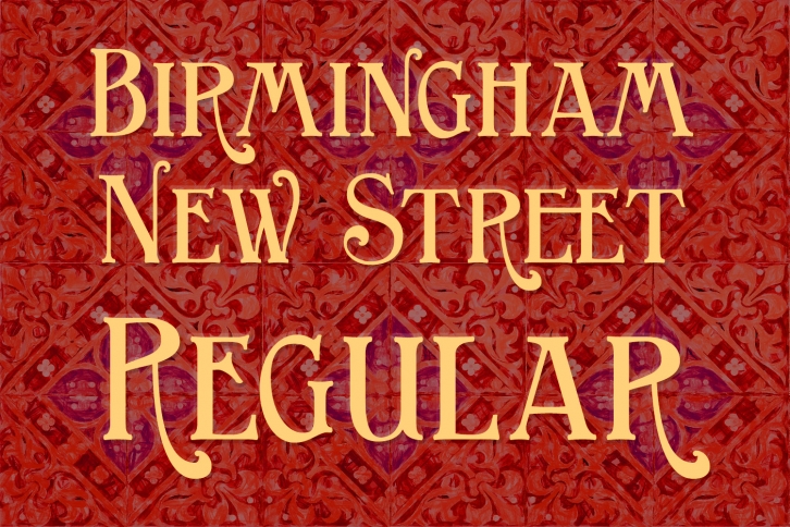 Birmingham New Street Regular Font Download