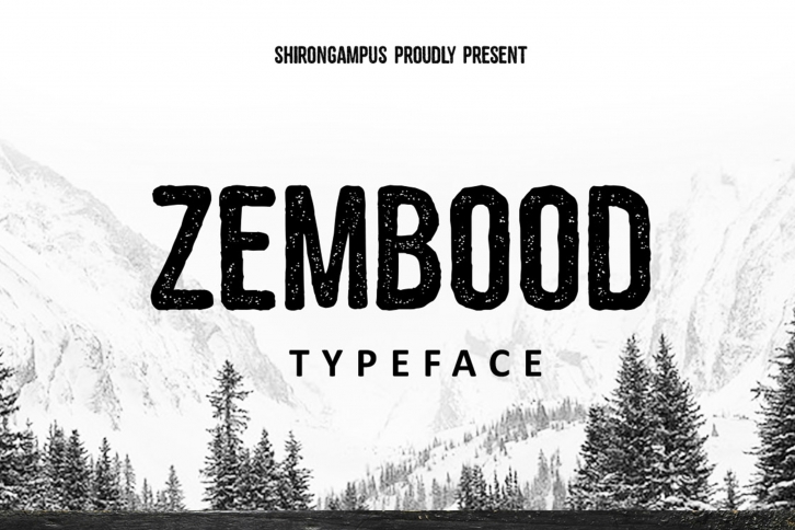 Zembood Typeface Font Download