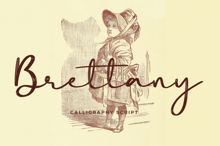 Brettany Calligraphy Brush Script Font Download