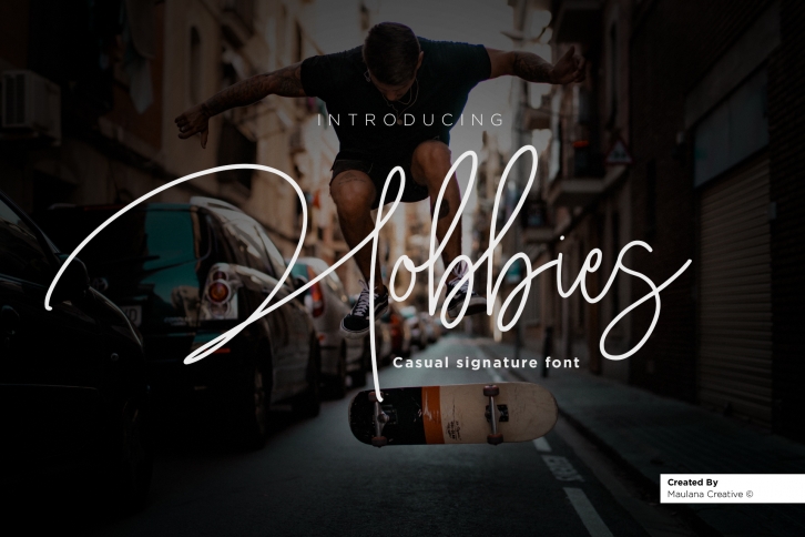 Hobbies Signature Font Font Download