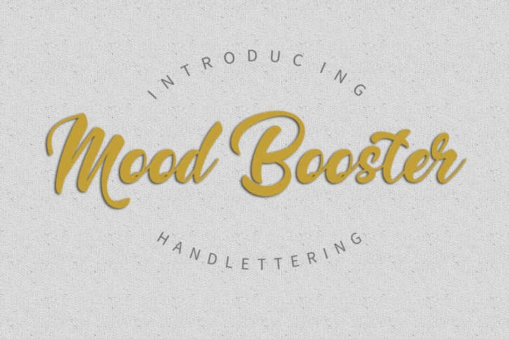 Mood Booster Font Font Download