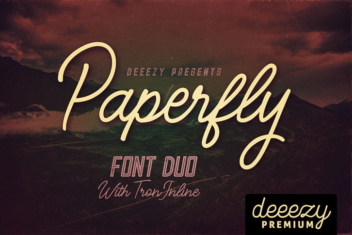 Paperfly Font Duo Font Download