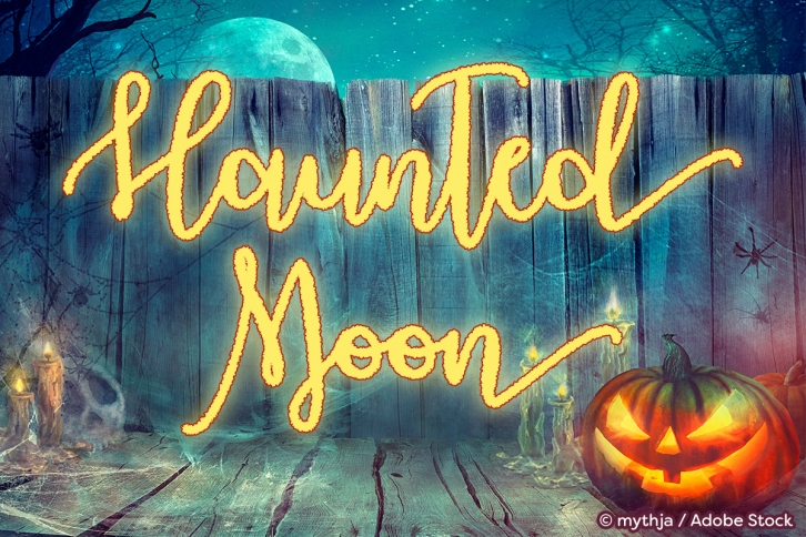Haunted Moon Font Download